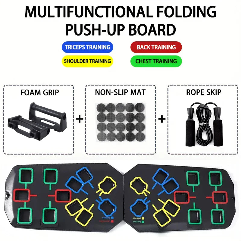 Multifunctional Push-up Board Set With Handles